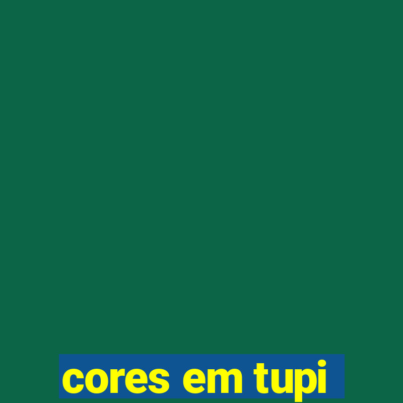 cores em tupi-guarani